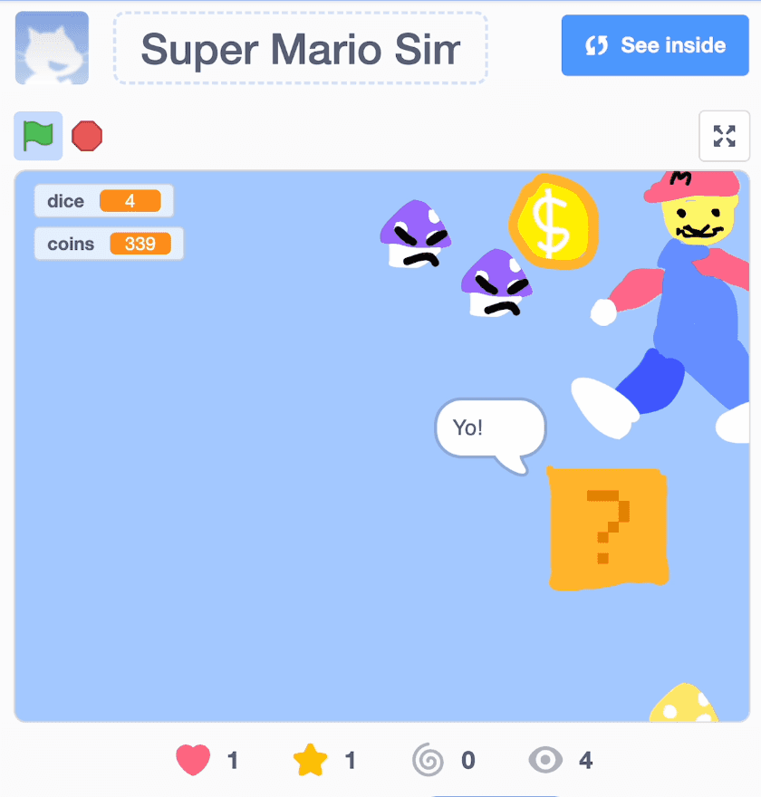 Game: Super Mario Simple Remix
